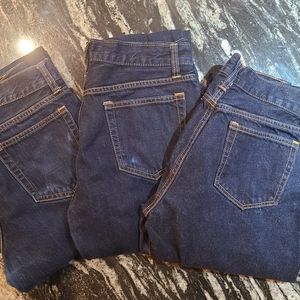 3 pairs of J Crew Mercantile jeans 29x32
